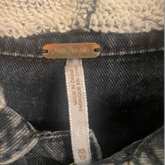 Free People Denim Sweatshirt Jacket - Picture 4 of 4